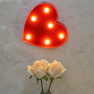 Dekoratívna LED lampa SRDCE Darček ku dňu matiek