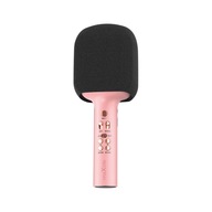 Mikrofón s reproduktorom, ružový SILVESTR