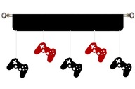 Záclonové PANEL podložky GAME GAMER mládež GRA 150