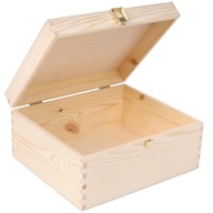 Decoupage drevená darčeková krabička 29x25x15 cm