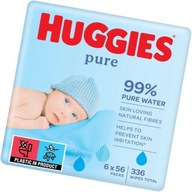 HUGGIES Čisté vlhčené obrúsky 6x 56 ks HUGGIES Čisté vlhčené obrúsky 6x 56 ks