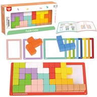 DREVENÉ 3D PUZZLE TETRIS MONTESSORI PUZZLE DREVENÉ 3D PUZZLE TETRIS MONTESSORI PUZZLE