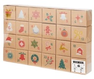 Kraft adventný kalendár! DIY ekologické boxy
