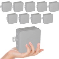 VIPLAST Kryt vzduchotesný Click Box IP54 85x85x41mm sivý 10ks VIPLAST Kryt vzduchotesný Click Box IP54 85x85x41mm sivý 10ks