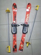 Detské lyže + palice 90cm