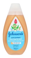 Johnson's Baby Pure Protect Tekutý do kúpeľa 2v1 pre deti 500ml