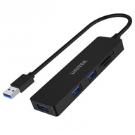 Hub Unitek 3 x USB 3.1 Gen 1 SD microSD H1108A