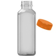 Štvorcová PET fľaša 250 ml x 50 kusov Štvorcová PET fľaša 250 ml x 50 kusov