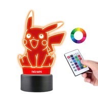 Stolná lampa Pokemon Pikachu 16 LED PLEXIDO