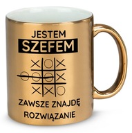 ZLATÝ hrnček AKO DARČEK PRE ŠÉFA VŽDY NÁJDEM RIEŠENIE VZORY ZLATÝ hrnček AKO DARČEK PRE ŠÉFA VŽDY NÁJDEM RIEŠENIE VZORY