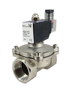 Solenoidový ventil 2N32-M-SS DN32 1 1/4 palcový nehrdzavejúca oceľ SS304 Viton