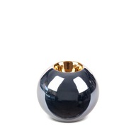 Ozdobný keramický svietnik, elegantná guľa, 9X9X8 NÁMORNÍCKA MODRÁ + ZLATÁ Ozdobný keramický svietnik, elegantná guľa, 9X9X8 NÁMORNÍCKA MODRÁ + ZLATÁ