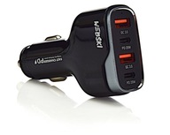 RÝCHLA NABÍJAČKA DO AUTO QC 3.0 2xUSB 2xUSB C RÝCHLA NABÍJAČKA DO AUTO QC 3.0 2xUSB 2xUSB C