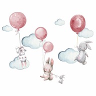 Samolepky na stenu BUNTS, CLOUDS, BALOONS pre deti Samolepky na stenu BUNTS, CLOUDS, BALOONS pre deti