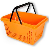 Oranžový nákupný košík 28L plastový Oranžový nákupný košík 28L plastový