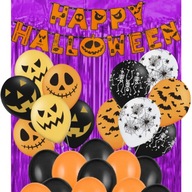 HALLOWEEN SET ZÁCLONA, BALÓNY, BANNER NOVINKA HALLOWEEN SET ZÁCLONA, BALÓNY, BANNER NOVINKA