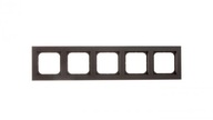 SONATA Päťnásobný čierny metalický rám R-5R/33