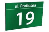 Adresná tabuľa s číslom domu 30 x 20 cm Adresná tabuľa s číslom domu 30 x 20 cm