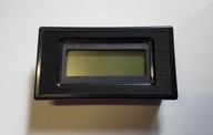Panelový voltmeter - podsvietený LCD ampérmeter