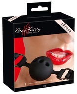GUĽOVÝ GAG, BLACK SILICONE, priem. 4,5 cm GUĽOVÝ GAG, BLACK SILICONE, priem. 4,5 cm