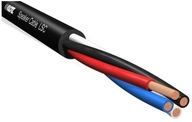 KLOTZ LSC425 čierny bi-wire reproduktorový kábel 4x KLOTZ LSC425 čierny bi-wire reproduktorový kábel 4x