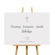 Privítanie PLAKÁT pre hostí Srebrny Kłos 50x70cm Privítanie PLAKÁT pre hostí Srebrny Kłos 50x70cm