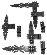 Kovaný uhlový záves 400 mm, práškové kovanie Kovaný uhlový záves 400 mm, práškové kovanie