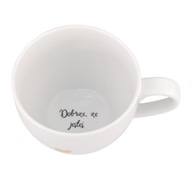Hrnček 500 ml - zlaté srdce + dobré, že ste Hrnček 500 ml - zlaté srdce + dobré, že ste