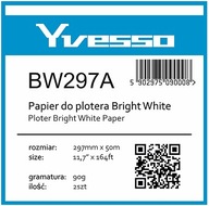 Plotrový papier Yvesso BrightWhite 297x50m 90g