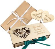 Peňažné boxy Souvenír Svadobný darček gravírovanie Peňažné boxy Souvenír Svadobný darček gravírovanie
