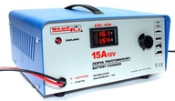 EST305M usmerňovač 12V/15 A, digitálny displej, plynulé nastavenie, kov EST305M usmerňovač 12V/15 A, digitálny displej, plynulé nastavenie, kov