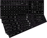 Poľské nálepky VŠETKY klávesnice notebook PC 10 KS. Poľské nálepky VŠETKY klávesnice notebook PC 10 KS.