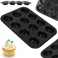 Plech na muffiny na pečenie cupcakes, 12 ks Plech na muffiny na pečenie cupcakes, 12 ks