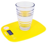 KUCHYŇSKÁ VÁHA DO 5 KG LCD TARE ŽLTÁ TÁRA KUCHYŇSKÁ VÁHA DO 5 KG LCD TARE ŽLTÁ TÁRA
