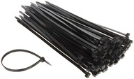 Sťahovací páska 300 x 7,6mm Čierna 100ks Sťahovací páska 300 x 7,6mm Čierna 100ks