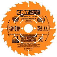 CMT Pílový kotúč na rezanie dreva 190x30mm 24 zubov