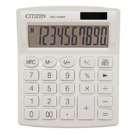 CITIZEN SDC-810 kancelárska kalkulačka biela 10-miestne 127x105mm SDC810NRWHE CITIZEN SDC-810 kancelárska kalkulačka biela 10-miestne 127x105mm SDC810NRWHE