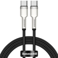 DLHÝ kábel 2m Baseus Metal USB-C - USB-C Type-C 200 cm silné opletenie iPhone 15 DLHÝ kábel 2m Baseus Metal USB-C - USB-C Type-C 200 cm silné opletenie iPhone 15