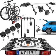 HÁKOVÝ NOSIČ NA 4 BICYKLE + ADAPTÉR + SVETELNÝ PÁS HÁKOVÝ NOSIČ NA 4 BICYKLE + ADAPTÉR + SVETELNÝ PÁS