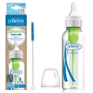 DR BROWN'S OPTIONS Sklenená fľaša 250 ml 0+ DR BROWN'S OPTIONS Sklenená fľaša 250 ml 0+