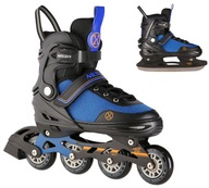 Inline korčule NILS 2v1 Inline korčule Nastaviteľné rekreačné hokejové korčule 39-43 Inline korčule NILS 2v1 Inline korčule Nastaviteľné rekreačné hokejové korčule 39-43