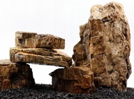 Súprava 24 kg skaly zo skameneného dreva do akvária