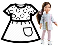 FAREBNÉ OBLEČENIE PRE BÁBIKY PAOLA 32CM FAREBNÉ OBLEČENIE PRE BÁBIKY PAOLA 32CM