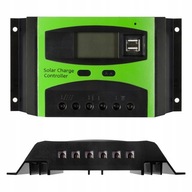 Solárny regulátor nabíjania 40A LCD USB