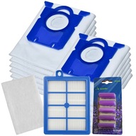 HEPA FILTER + 12x ELEKTROLUX VRECKÁ DO VYSÁVAČA PHILIPS + PACHOVÉ KNOTY HEPA FILTER + 12x ELEKTROLUX VRECKÁ DO VYSÁVAČA PHILIPS + PACHOVÉ KNOTY