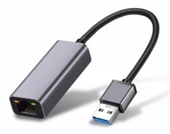 Adaptér Adaptér Sieťová karta USB 3.0 Ethernet RJ45 pre LAN notebook