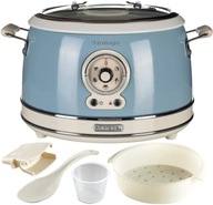 ARIETE VINTAGE BLUE MULTIFUNKČNÝ POMALÝ VARIČ ARIETE VINTAGE BLUE MULTIFUNKČNÝ POMALÝ VARIČ