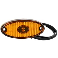 Oranžové bočné obrysové svetlo Aspöck Flatpoint II LED s reflektorom Oranžové bočné obrysové svetlo Aspöck Flatpoint II LED s reflektorom