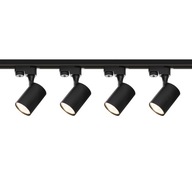 SET 4x LED REFLEKTOR LAMPY GU10 2M TRAŤOVÝ KÁBEL