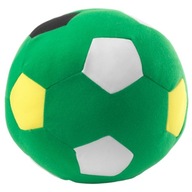 Mäkký plyšový futbal IKEA, zelený, veľký, 20 cm